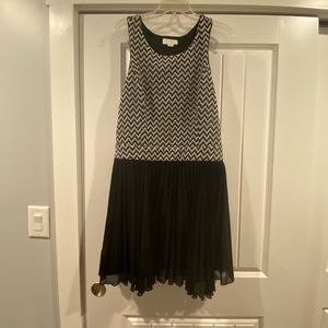 Zig zag drop waisted Jessica Simpson dress